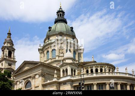 St. Basilique d'Étienne à Budapest, Hongrie, style architectural néo-classique Banque D'Images