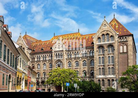 Archives nationales de Hongrie à Budapest Banque D'Images