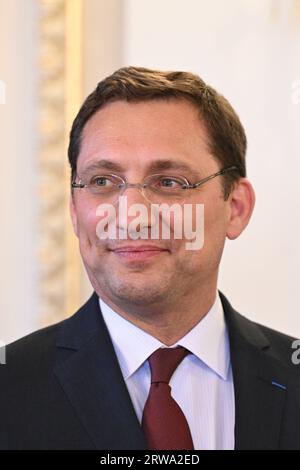 Prague, République tchèque. 12 septembre 2023. Ambassadeur de France en République tchèque Alexis Dutertre à Prague, République tchèque, 12 septembre 2023. Crédit : Michal Kamaryt/CTK photo/Alamy Live News Banque D'Images
