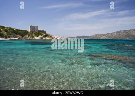 Fortezza Vecchia de Villasimius, Sardaigne Banque D'Images