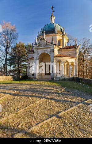 Chapelle de la circoncision de Jésus. Quatrième chapelle de l'architecte Giuseppe Bernascone (Varèse) (1565 ? Varèse) (1627) sur les remparts du Sacro Banque D'Images