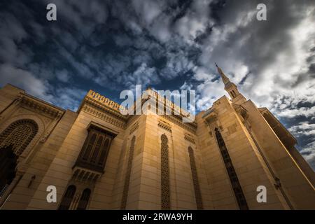 La mosquée de l'émir Abdelkader est une mosquée située à Constantine, la capitale de la province de Constantine, en Algérie. Banque D'Images