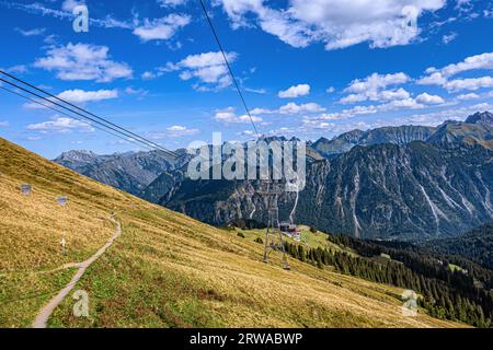 BAVIÈRE : OBERALLGÄU - OBERSTDORF - FELLHORN Banque D'Images