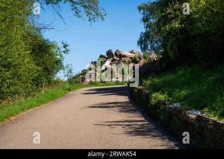 Birkenkopf, Rubble Hill à Stuttgart, Allemagne Banque D'Images