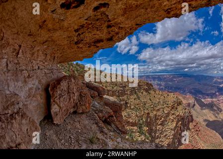 Watchtower, Desert View point, South Rim, Grand Canyon, Arizona, ÉTATS-UNIS Banque D'Images