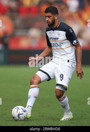 Monza, Italie. 17 septembre 2023. Hamza Rafia de l'US Lecce pendant le match de Serie A au U-Power Stadium, Monza. Le crédit photo devrait se lire : Jonathan Moscrop/Sportimage crédit : Sportimage Ltd/Alamy Live News Banque D'Images