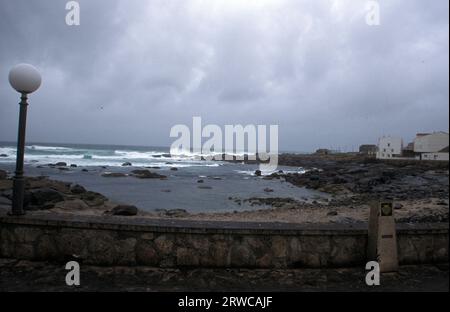 La marée noire du Prestige , Praia do Coido, Muxia, A Coruña, Galice, Espagne Banque D'Images