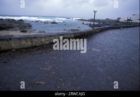 La marée noire du Prestige , Praia do Coido, Muxia, A Coruña, Galice, Espagne Banque D'Images