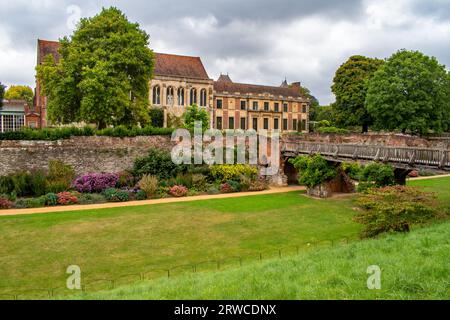 South Bridge, Eltham Palace, Eltham, Kent, Angleterre Banque D'Images