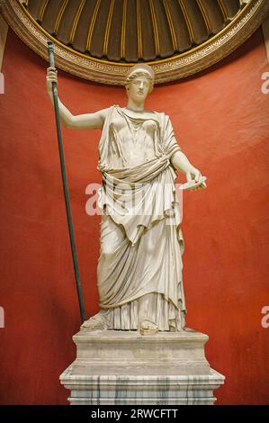 Cité du Vatican, 29 août 2008 : Musée Pio Clementino. Hera Barberini Banque D'Images
