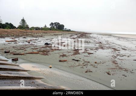 Inondations, Nelson, Nouvelle-Zélande Banque D'Images