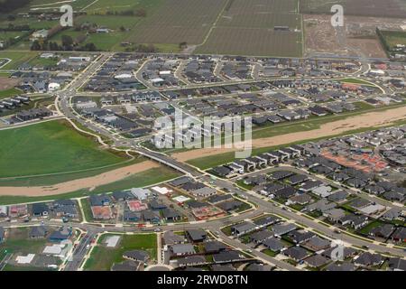 Inondations, Nelson, Nouvelle-Zélande Banque D'Images