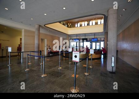 La Ronald Reagan Presidential Library à Simi Valley, Californie Banque D'Images