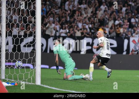 Sao Paulo, Brésil. 18 septembre 2023. SP - SAO PAULO - 18/09/2023 - BRÉSILIEN A 2023, CORINTHIENS (photo Ettore Chiereguini/AGIF/Sipa USA) crédit : SIPA USA/Alamy Live News Banque D'Images