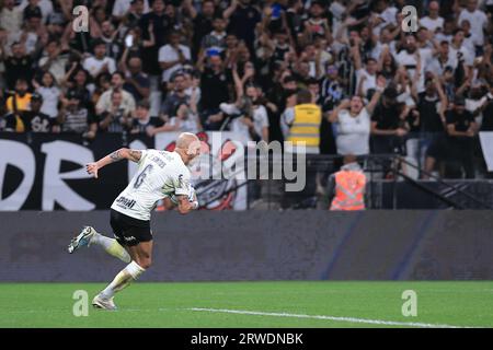 Sao Paulo, Brésil. 18 septembre 2023. SP - SAO PAULO - 18/09/2023 - BRÉSILIEN A 2023, CORINTHIENS (photo Ettore Chiereguini/AGIF/Sipa USA) crédit : SIPA USA/Alamy Live News Banque D'Images