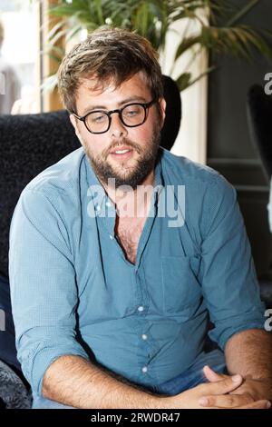 AIX-les-bains, France.10 juin 2023. Antonin Fourlon assiste à la conférence de presse au French film and Gastronomie à Aix-les-Bins, France Banque D'Images