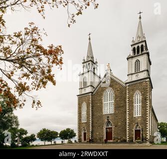 L'église Saint-Roch-des-Aulnaies, Québec, CA Banque D'Images