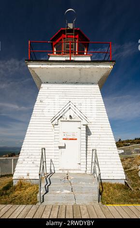 Phare du cap Enragé  Waterside, Nouveau-Brunswick, CA Banque D'Images