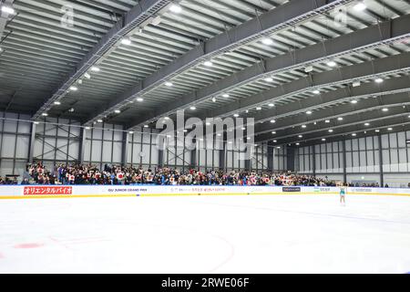 Osaka, Japon. 16 septembre 2023. Vue générale Patinage artistique : ISU Junior Grand Prix 2023 Osaka Patinage libre féminin au Kanku Ice Arena à Osaka, Japon . Crédit : Yohei Osada/AFLO SPORT/Alamy Live News Banque D'Images