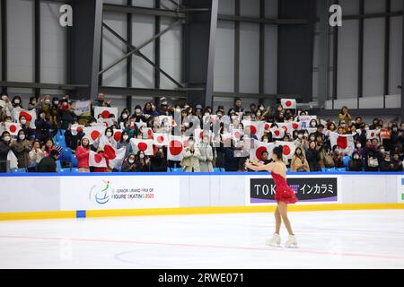 Osaka, Japon. 16 septembre 2023. Vue générale Patinage artistique : ISU Junior Grand Prix 2023 Osaka Patinage libre féminin au Kanku Ice Arena à Osaka, Japon . Crédit : Yohei Osada/AFLO SPORT/Alamy Live News Banque D'Images