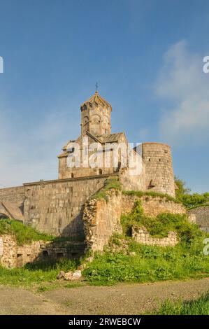 Scenic ancien monastère de Tatev en Arménie, Banque D'Images