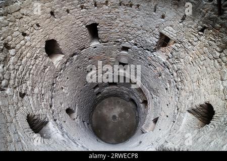 Yedikule Château (Château de Tours à 7) tour Byzantine intérieur high angle shot à Istanbul, Turquie Banque D'Images