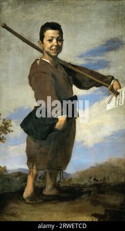 Jusepe de Ribera (1591-1652) -- le garçon Clubfoot 1642, 164х94 Banque D'Images