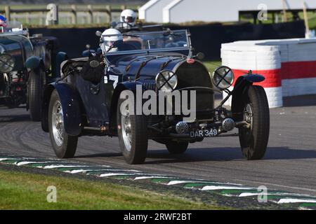 Mike Preston, Tim Dutton, Bugatti Type 50, Rudge-Whitworth Cup, une course de 39 minutes à deux pilotes pour les voitures de sport du type qui a concouru au Mans 2 Banque D'Images