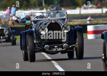 Mike Preston, Tim Dutton, Bugatti Type 50, Rudge-Whitworth Cup, une course de 39 minutes à deux pilotes pour les voitures de sport du type qui a concouru au Mans 2 Banque D'Images