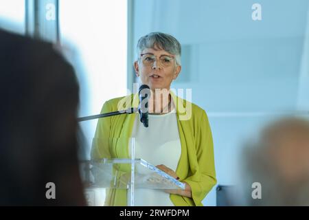 Milan, Italie. 19 septembre 2023. Loredana poli lors de la conférence de presse 'il Lombardia', News à Milan, Italie, septembre 19 2023 crédit : Agence photo indépendante/Alamy Live News Banque D'Images