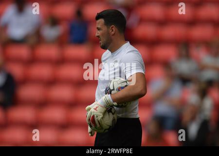 Londres, Angleterre. 2 septembre 2023. L’entraîneur intérimaire du gardien de but de Charlton Athletic Stephen Henderson avant le match de Ligue 1 contre Fleetwood Town Banque D'Images