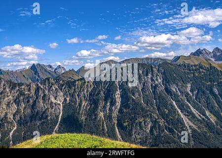 BAVIÈRE : OBERALLGÄU - OBERSTDORF - FELLHORN Banque D'Images