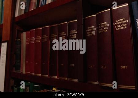 HELSINKI, FINLANDE - 19 juin 2023 : Bibliothèque nationale de Finlande à Helsinki Banque D'Images