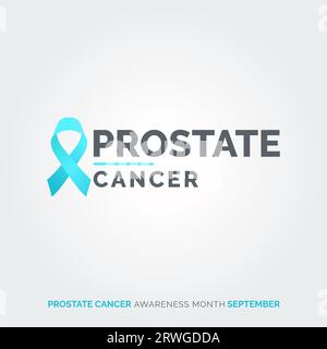 Résilience rayonnée. Sensibilisation au cancer de la prostate Illustration de Vecteur