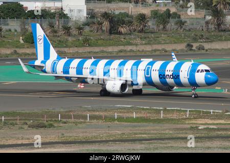 Airbus A321-211 de la aerolínea Condor Banque D'Images