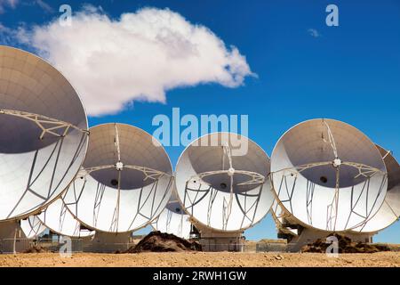 Réseau de radiotélescope à ALMA, Chili Banque D'Images