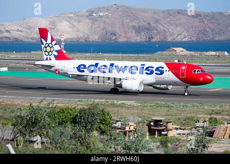 A320 de Edelweiss Air Banque D'Images