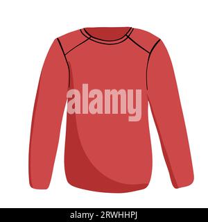 PULL DÉCONTRACTÉ POUR HOMMES ET GARÇONS Illustration de Vecteur