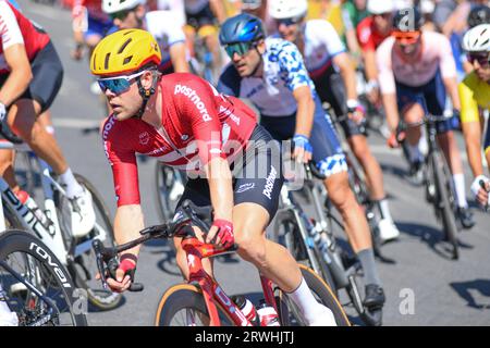 Piste cyclable. Championnats d'Europe Munich 2022 Banque D'Images