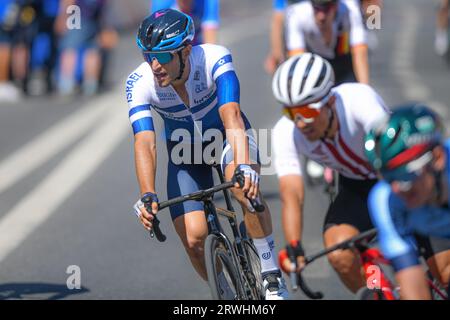 Piste cyclable. Championnats d'Europe Munich 2022 Banque D'Images