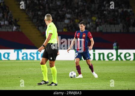 Barcelone, Espagne. 19 septembre 2023. BARCELONE, ESPAGNE - 19 SEPTEMBRE : Andreas Christensen lors du match du groupe H de l'UEFA Champions League FC Barcelone et Anvers le 19 septembre 2023, au stade Montjuic de Barcelone, Espagne. (Photo Sara Aribó/PxImages) crédit : PX Images/Alamy Live News Banque D'Images