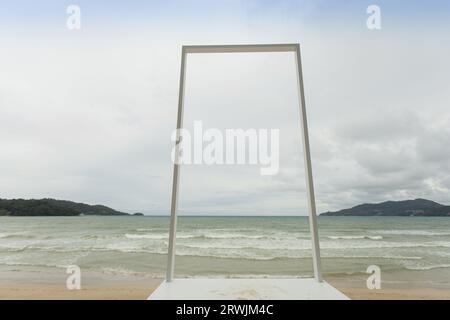 Ouverture de White Door on the Ocean ou Sea Sand Beach Extreme Banque D'Images