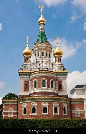 Cathédrale orthodoxe russe de St. Nicolas, Vienne, église orthodoxe russe de Vienne, Autriche Banque D'Images