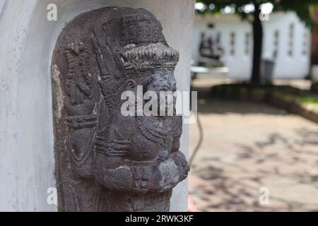 Statue d'Arca au musée Sonobudoyo. Cette statue était utilisée pour le culte par les hindous et les bouddhistes dans les temps anciens. Yogyakarta, Indonésie - 21 01 2023. Banque D'Images