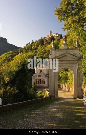 Le Sanctuaire de Santa Maria del Monte du Sacro Monte de Varèse Banque D'Images