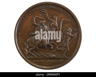 Médaille, John Eager Howard au Cowpens, 1789, avers. 1991.0009.0560. Banque D'Images