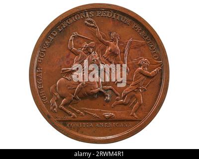 Médaille, John Eager Howard au Cowpens, 1781, avers. 1991.0009.0562. Banque D'Images