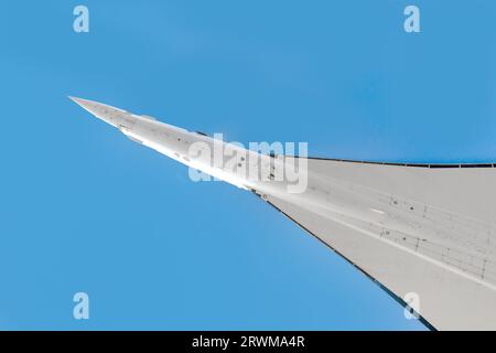 Sinsheim, Allemagne - 30 août 2023 : avion français Concord au musée technique de Sinsheim, Allemagne. Banque D'Images