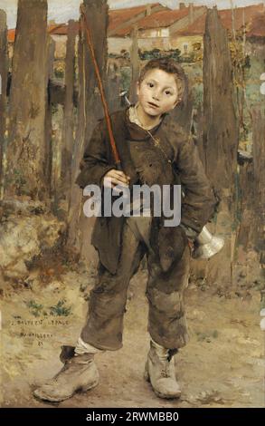 Jules Bastien-Lepage - rien ne fait -1882 - pas mèche Banque D'Images