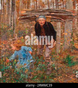 Jules Bastien-Lepage - Woodgatherer - 1881 Banque D'Images